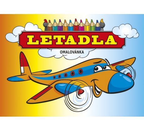 Omalovánky A5 - Letadla