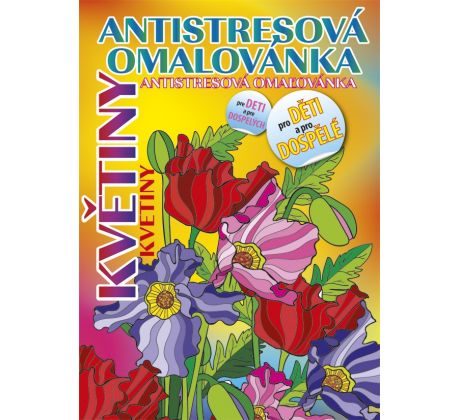 Omalovánky A5 antistresové - Květiny