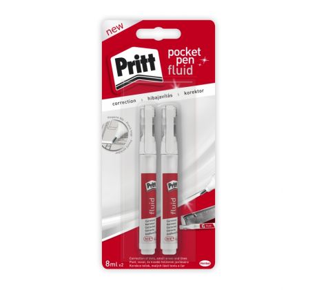 Opravná tužka PRITT Pocket Pen 8 ml/2 ks na blistru