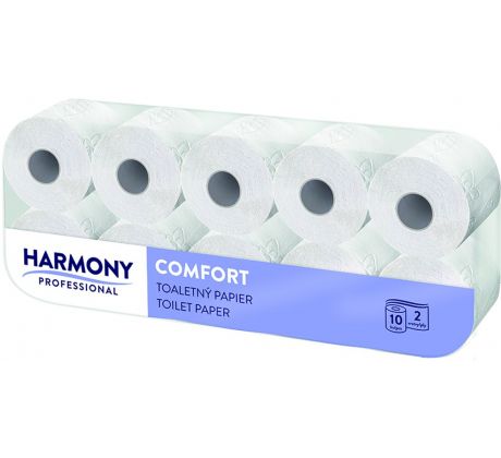 Papír toaletní Harmony Professional 2-vrstvý / 10 x 24 m