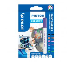 Popisovač Pilot 4074 Pintor Fun sada 6 barev hrot F