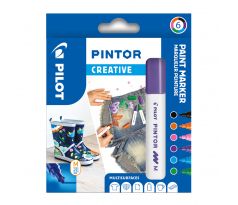 Popisovač Pilot 4076 Pintor Fun sada 6 barev hrot M