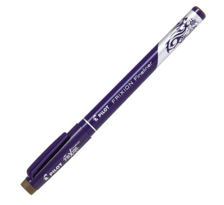 Popisovač Pilot 4104 Frixion Fineliner hnědý