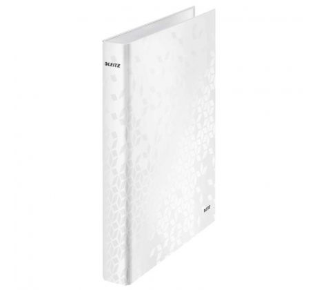 Pořadač 4-kroužkový lamino Leitz WOW A4 Maxi 4 cm bílý