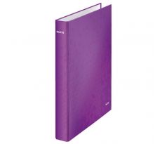 Pořadač 4-kroužkový lamino Leitz WOW A4 Maxi 4 cm purpurový