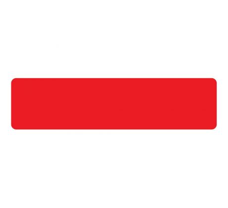Samolepicí podlahové značení pruh 200 x 50 mm červený /10 ks
