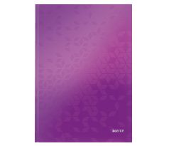 Zápisník Leitz WOW A4 čtverečkovaný purpurový