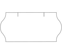 Etikety cenové 26 x 12 mm bílé CONTACT