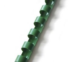 Hřbet pro kroužkovou vazbu 25 mm zelený / 50 ks