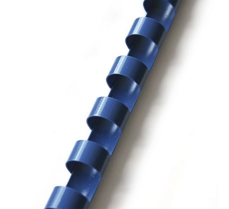 Hřbet pro kroužkovou vazbu 6 mm modrý / 100 ks