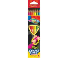 Pastelky trojhranné Colorino 6 neonových barev