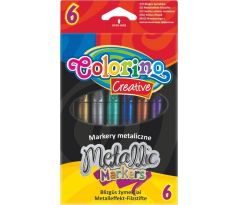 Popisovač metalický 6 barev Colorino