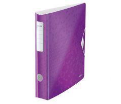 Mobilní pořadač Leitz 180° ACTIVE WOW A4 6,5 cm purpurový