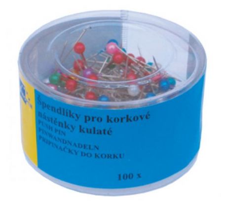 Špendlíky barevné 432 /100ks