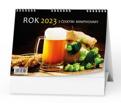 Kalendář stolní žánr. týd. rok 2024 s českými minipivovary